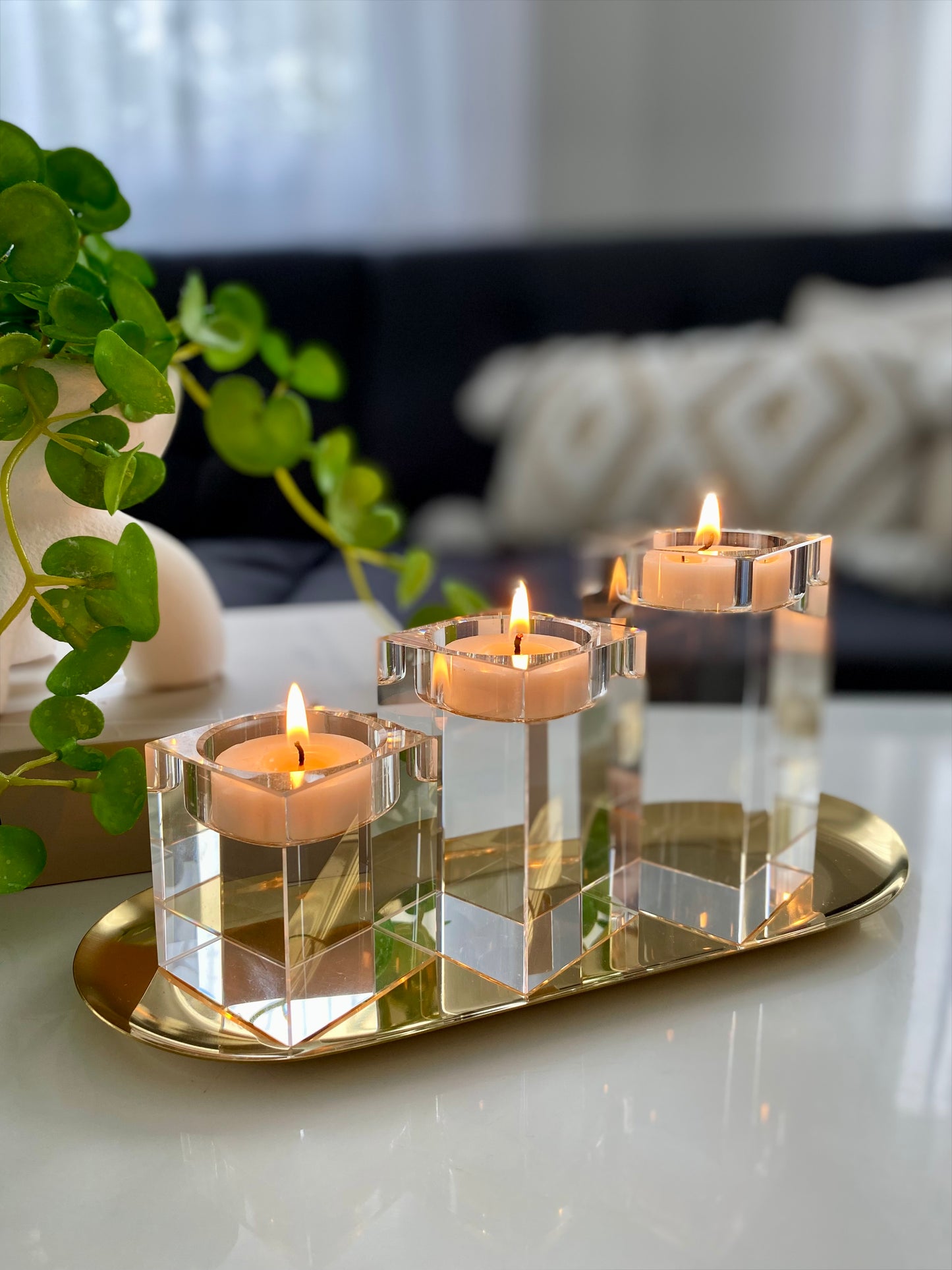 Crystal Cubes - set of 3